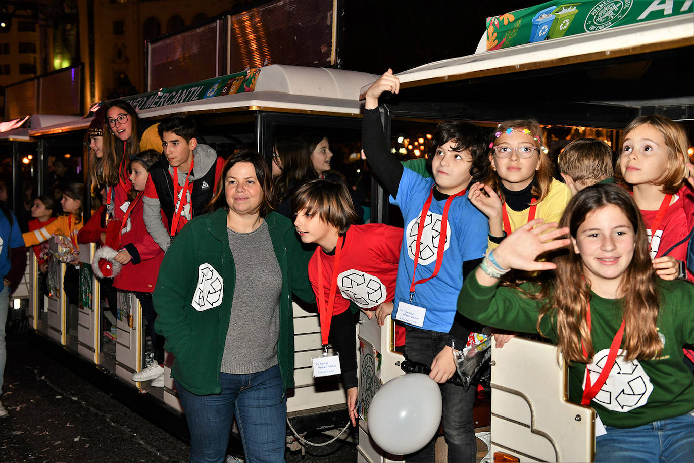 Cabalgata de los Reyes Magos en Valencia.