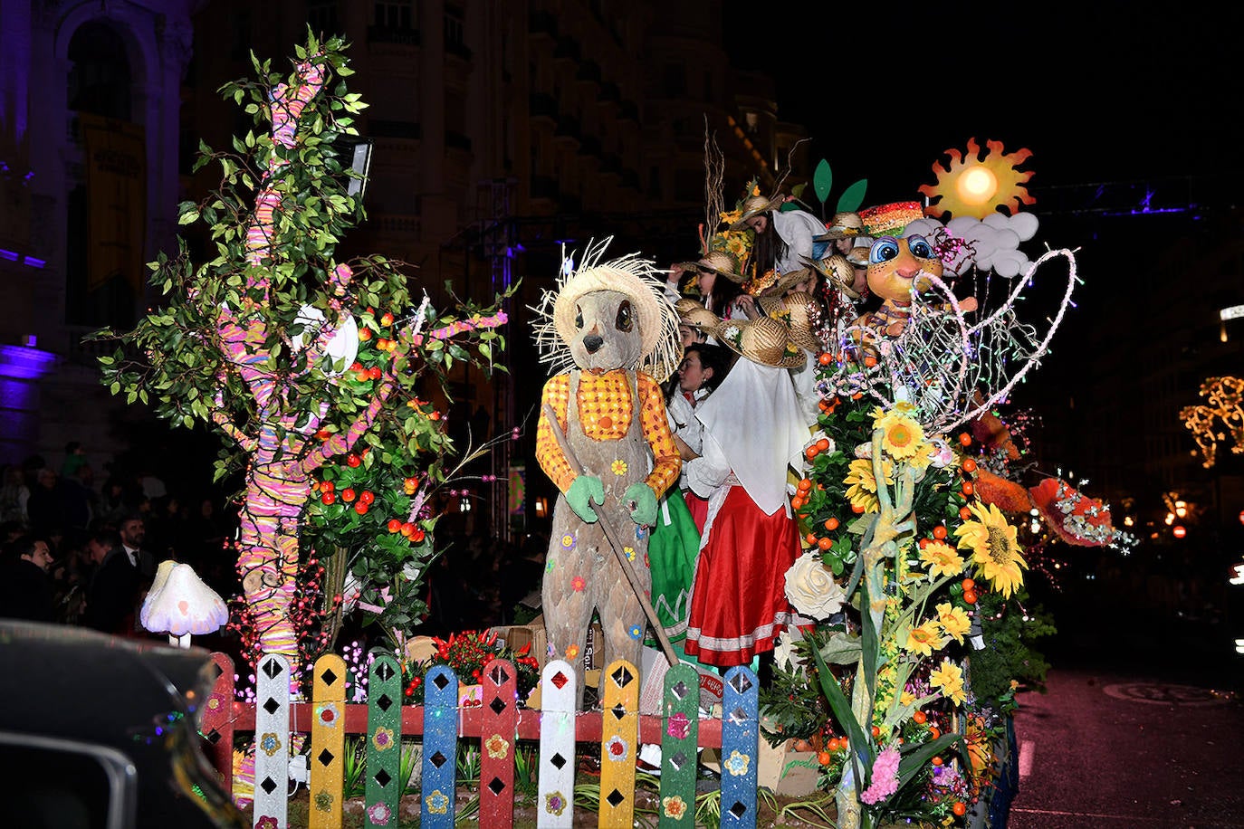 Cabalgata de los Reyes Magos en Valencia.