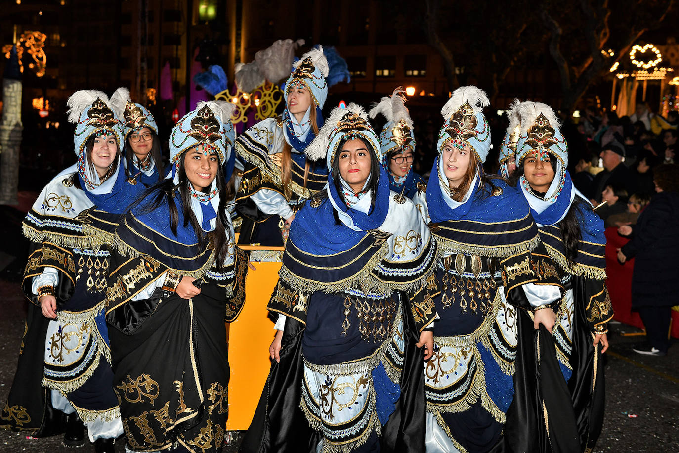 Cabalgata de los Reyes Magos en Valencia.