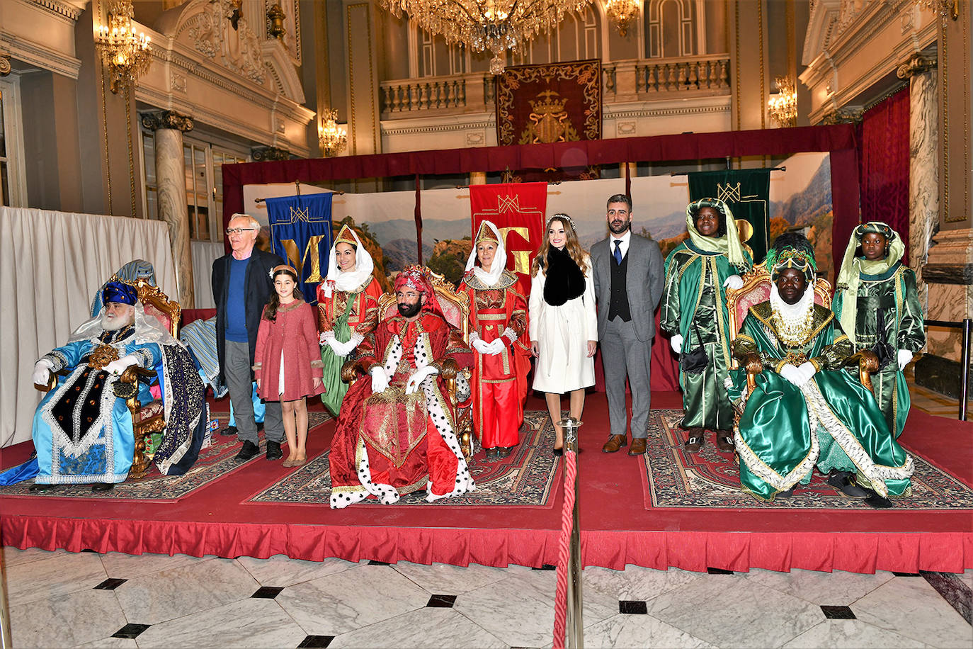 Cabalgata de los Reyes Magos en Valencia.