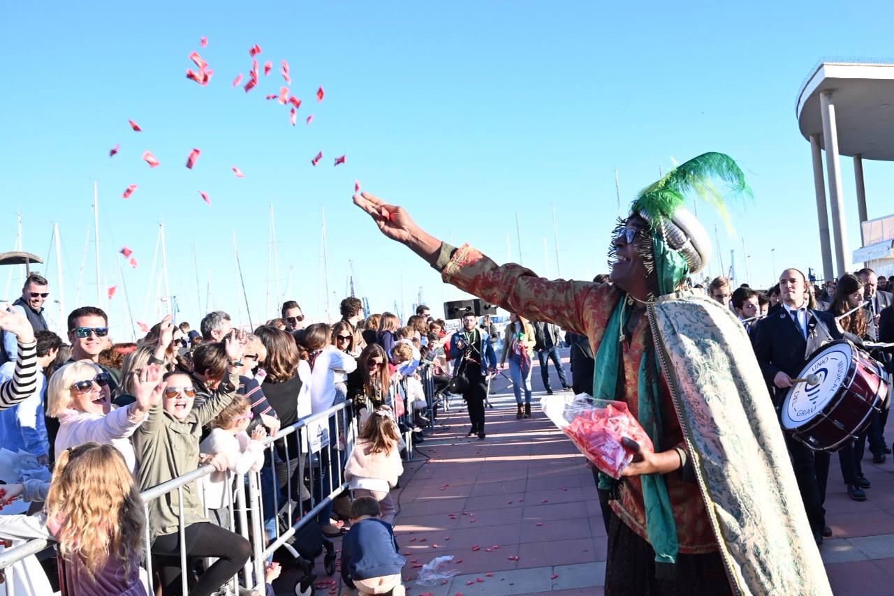 Cabalgata de Reyes en Castellón 2020.