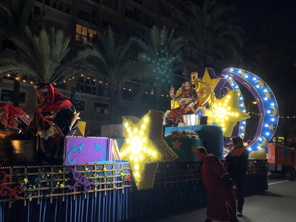 Cabalgata de los Reyes Magos en Dénia.