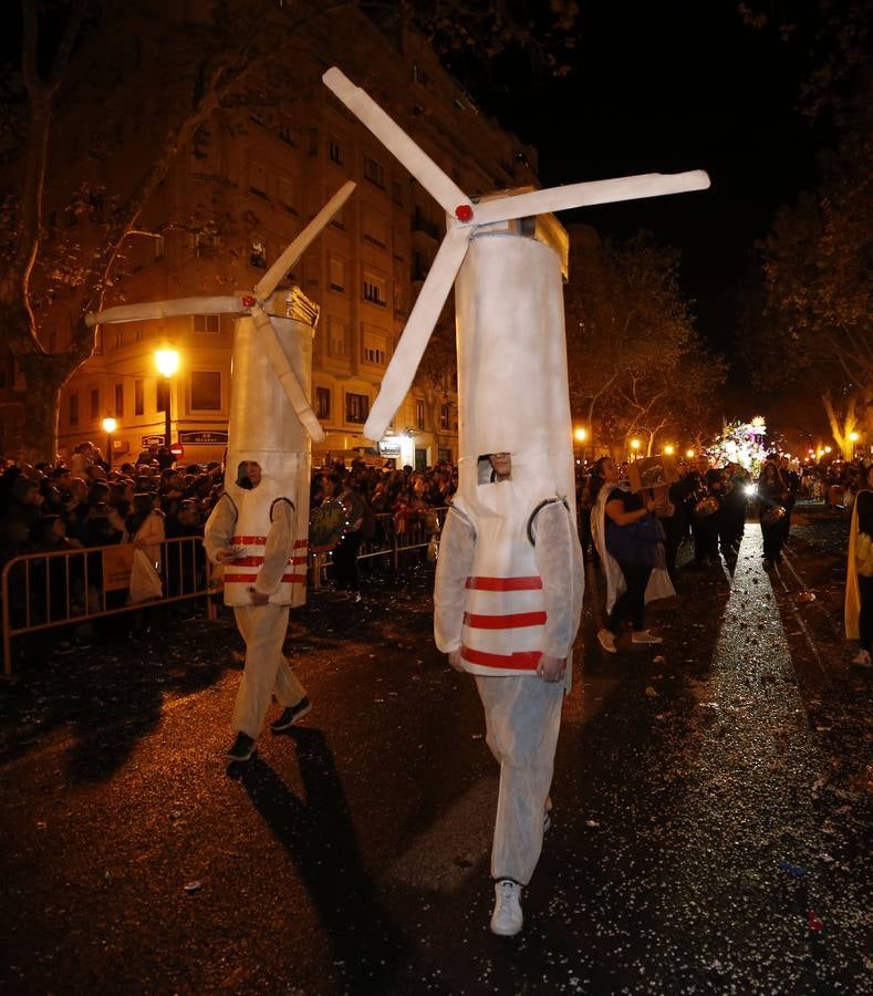 Cabalgata de los Reyes Magos en Valencia.