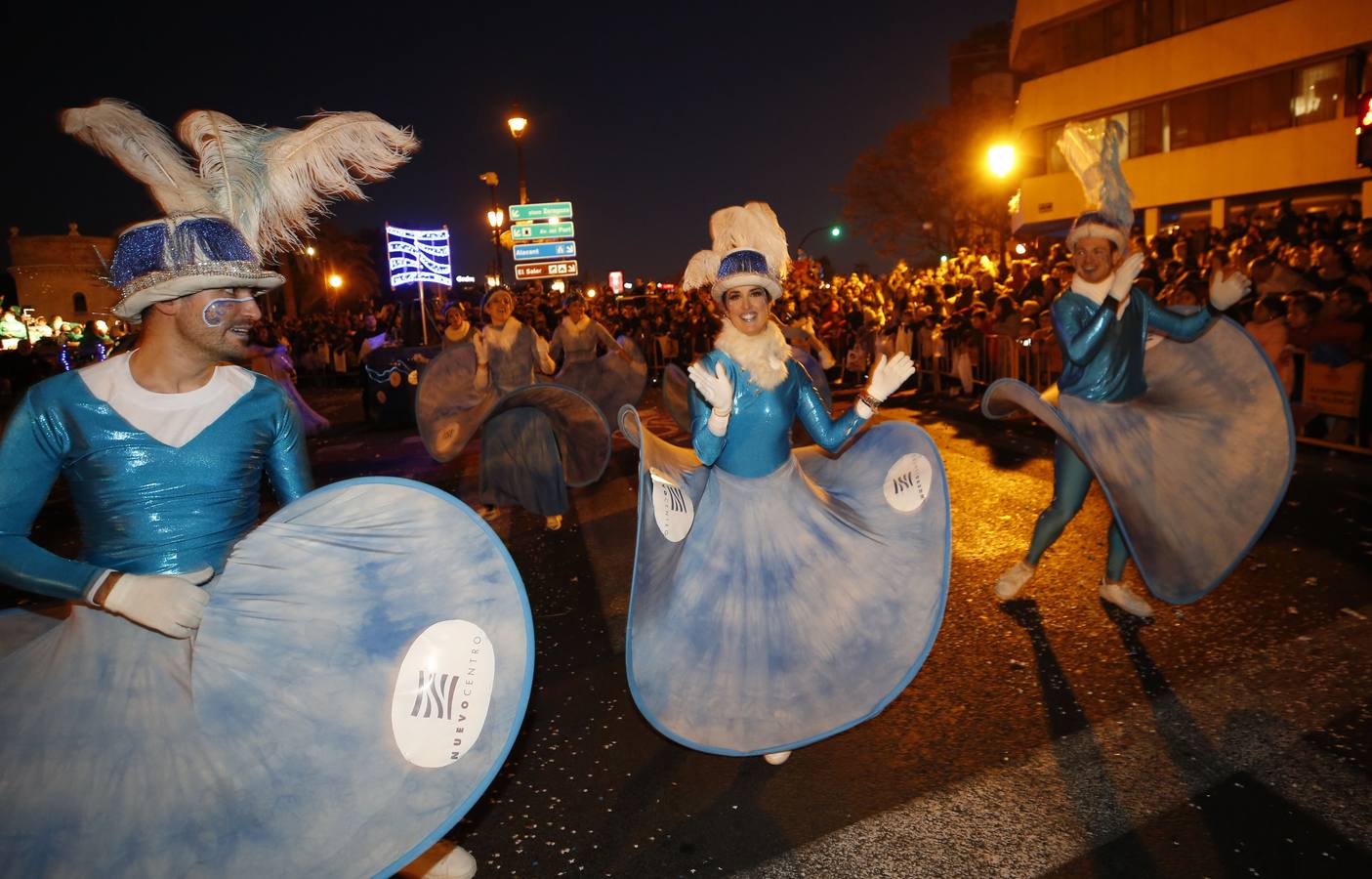 Cabalgata de los Reyes Magos en Valencia.