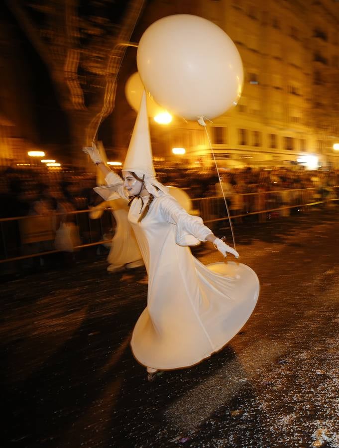 Cabalgata de los Reyes Magos en Valencia.