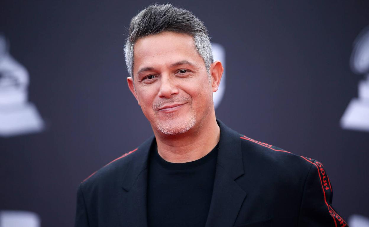 El cantante Alejandro Sanz. 