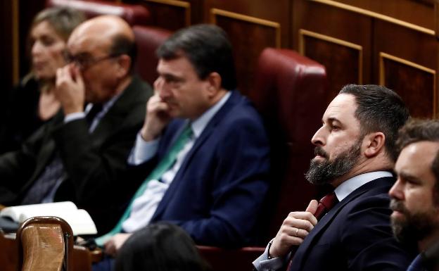 Abascal ratifica la oposición frontal de Vox al Gobierno «ilegítimo» de Sánchez