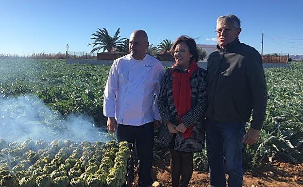 Raúl Resino, Xaro Miralles y Paco Lluch.
