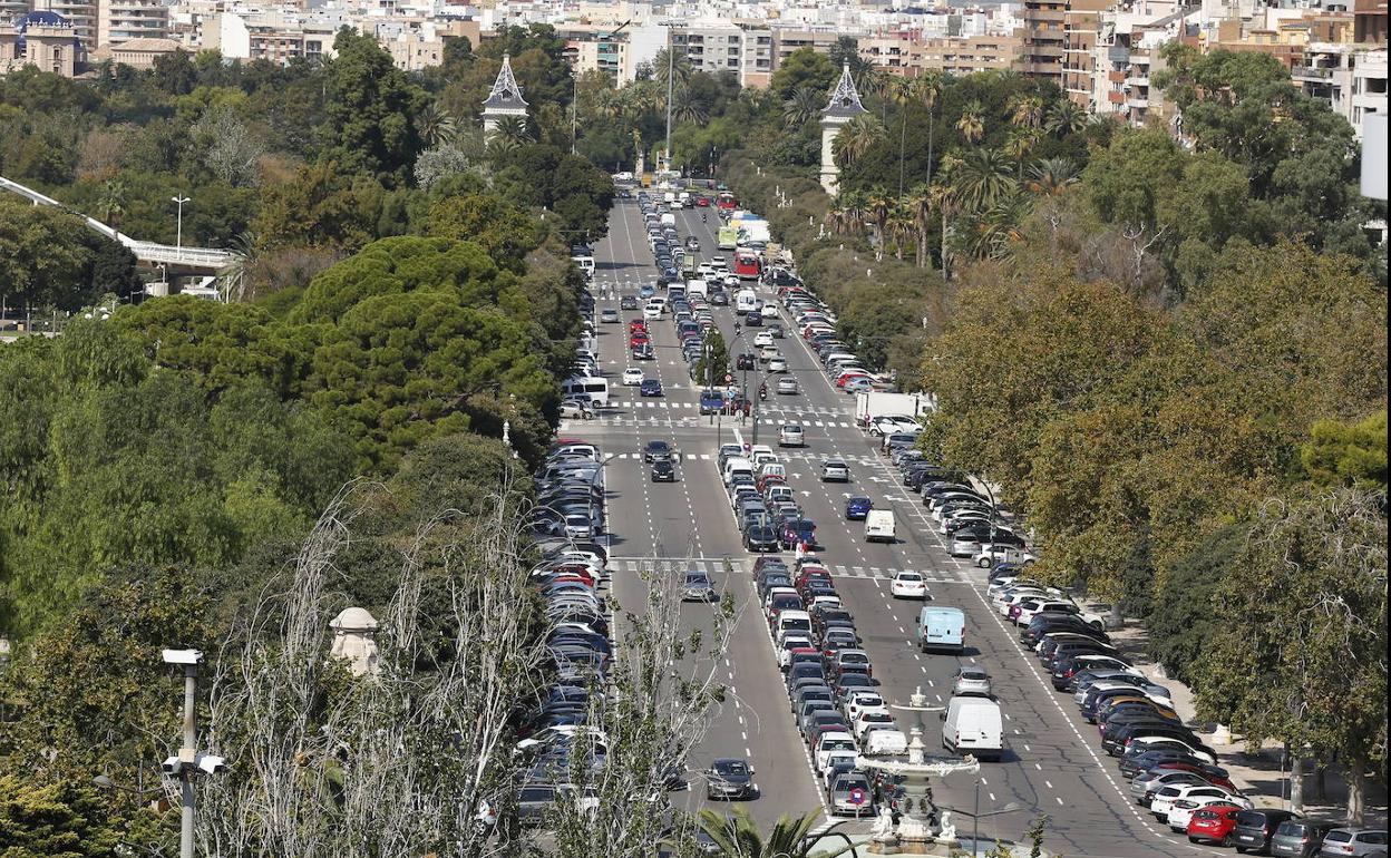 Vista del Paseo de la Alameda.