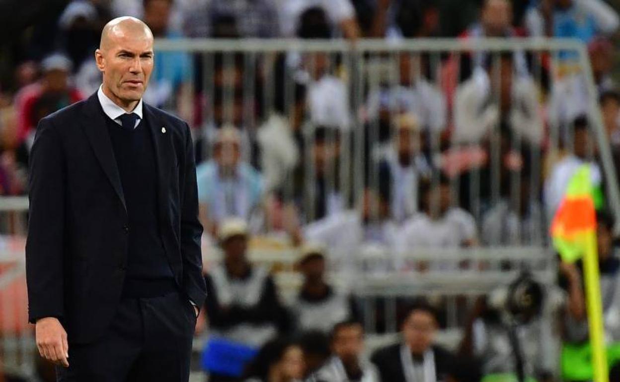 Zinedine Zidane durante la final.