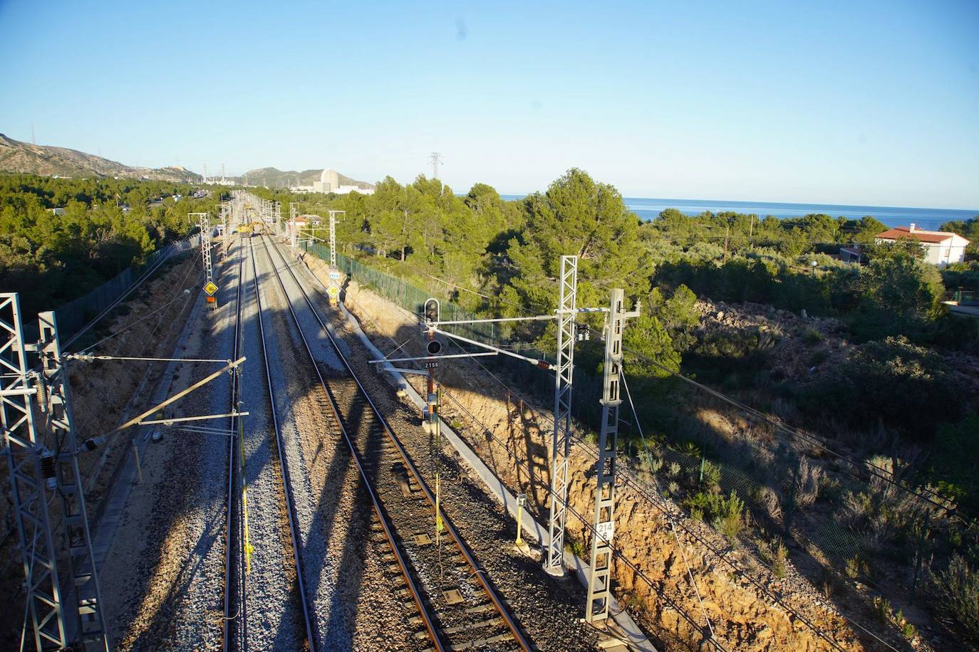 Fotos: Obras del tren Valencia-Barcelona en la variante de Vandellós