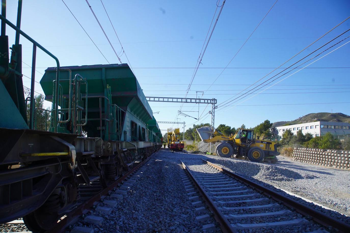 Fotos: Obras del tren Valencia-Barcelona en la variante de Vandellós