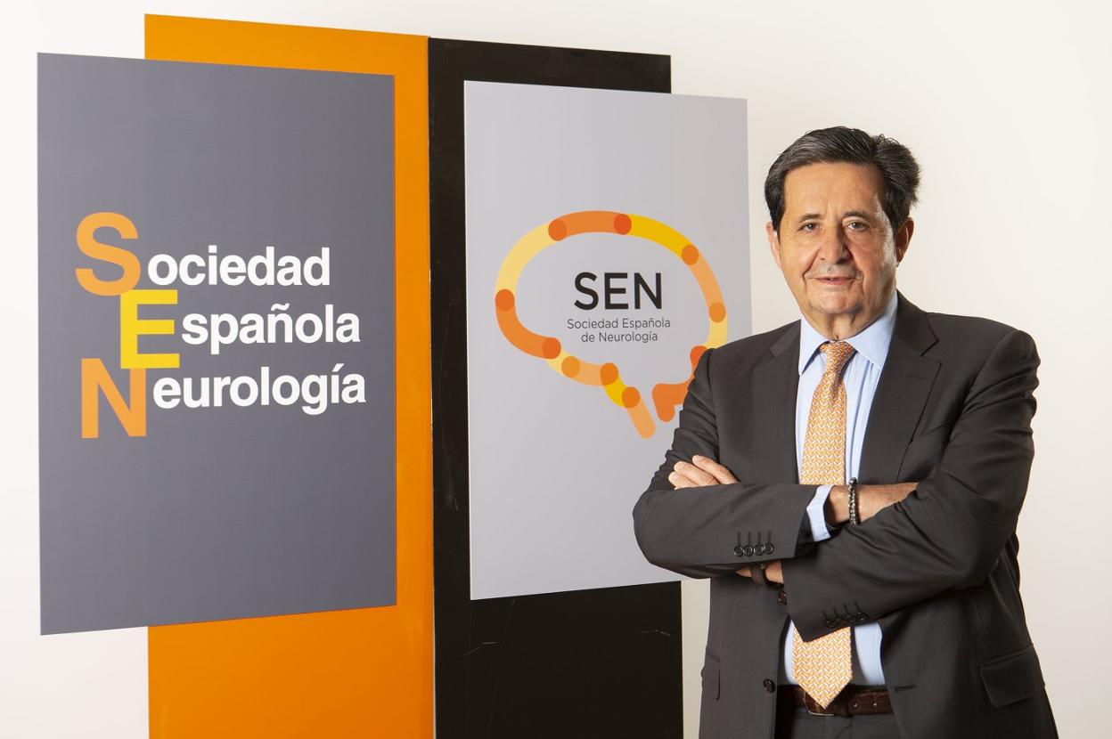 El doctor Láinez, presidente de la Sociedad Española de Neurología. 