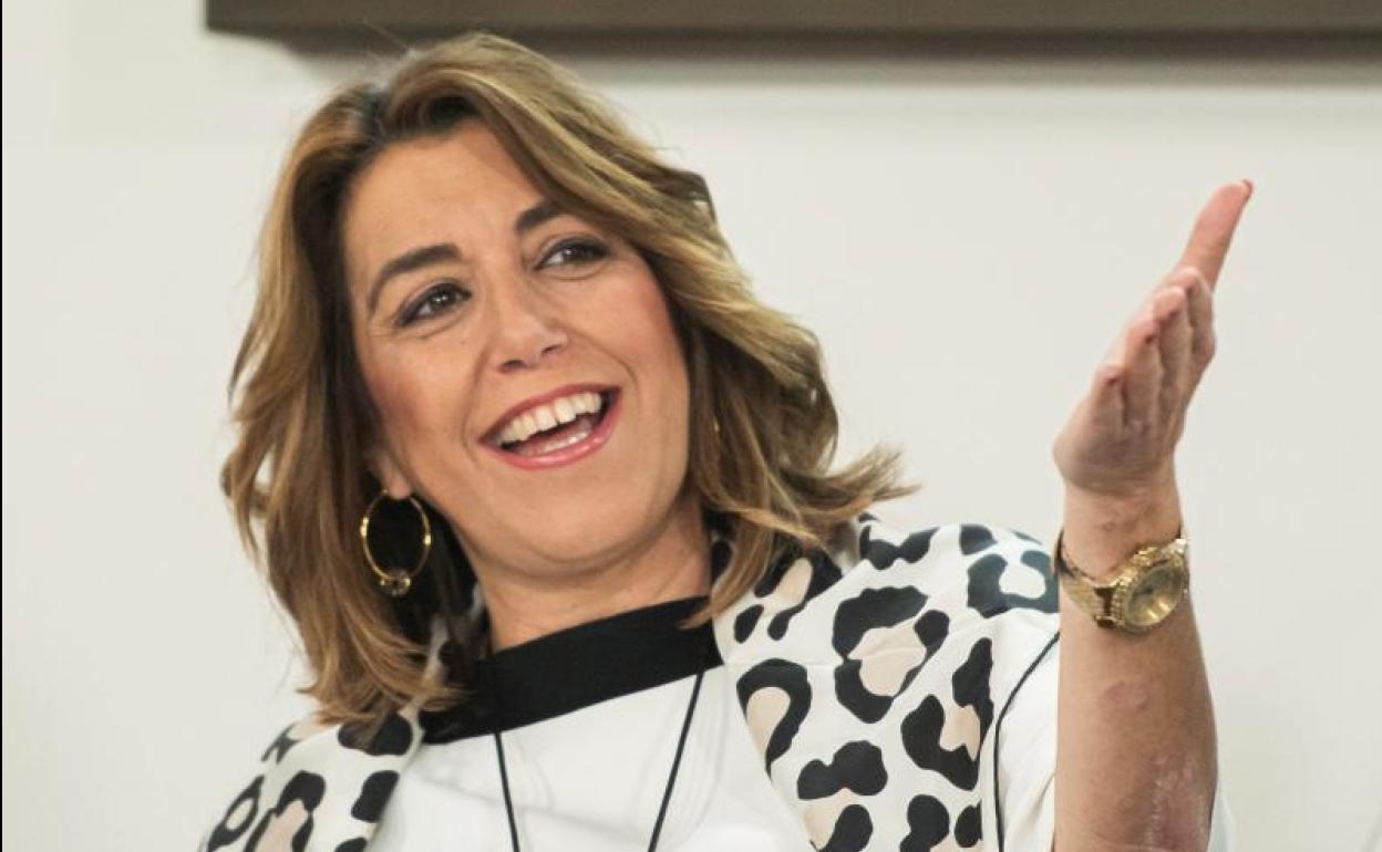 La secretaria general del PSOE de Andalucía, Susana Díaz,.