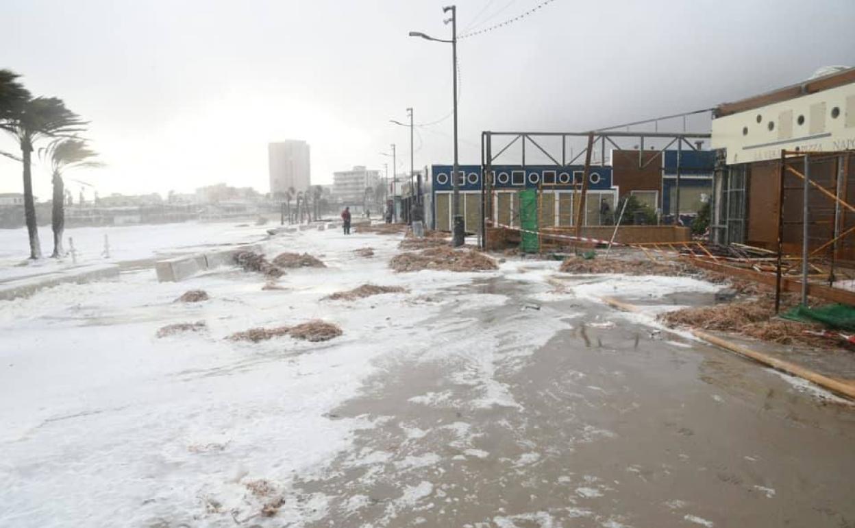 Temporal en Xàbia.