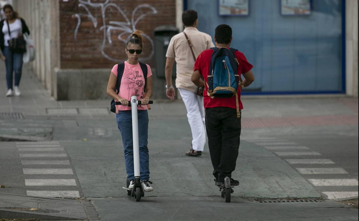 Patinetes, en una imagen de archivo.