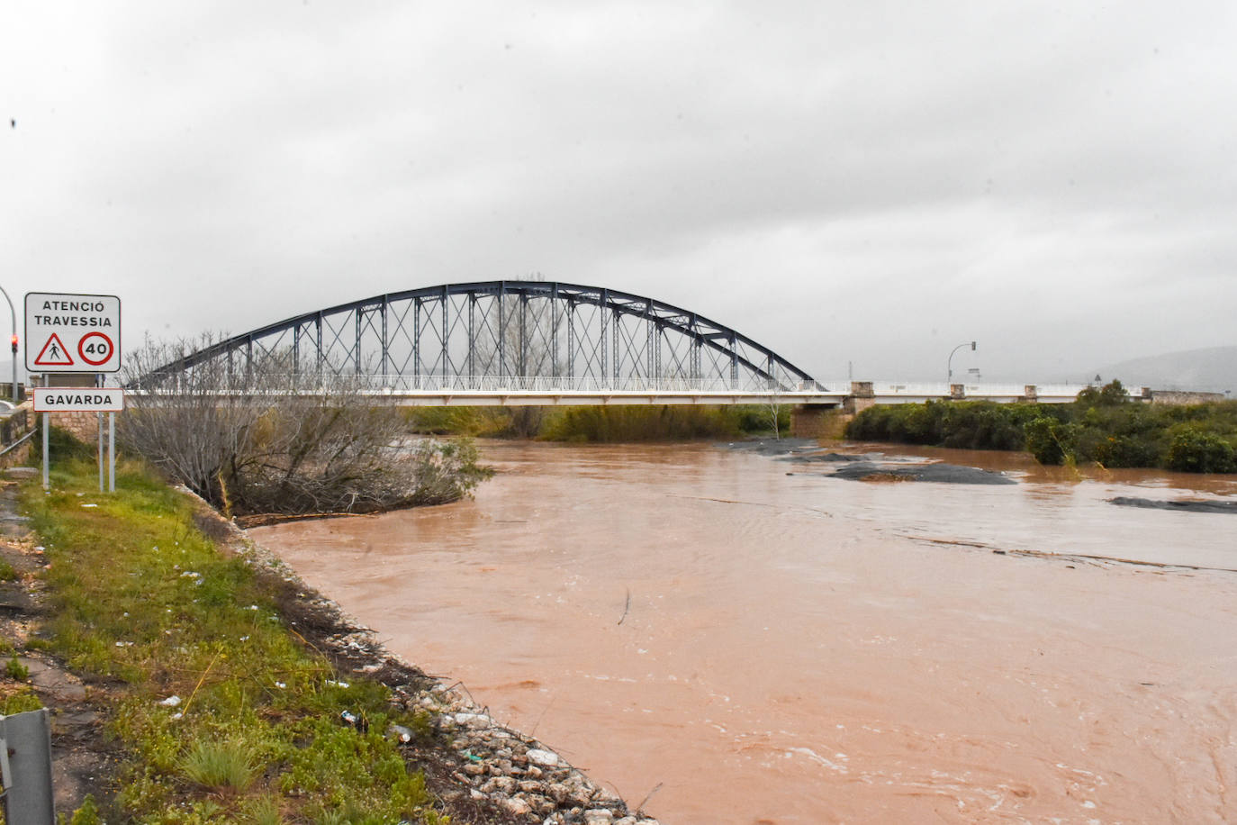 Río Júcar a su paso por Gavarda