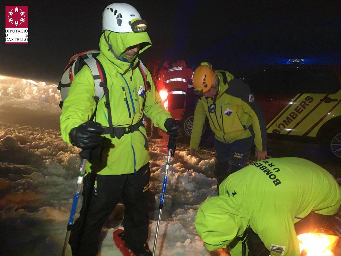 Servicios realizados por parte del Consorcio Provincial de Bomberos de Castellón tanto por nevadas.