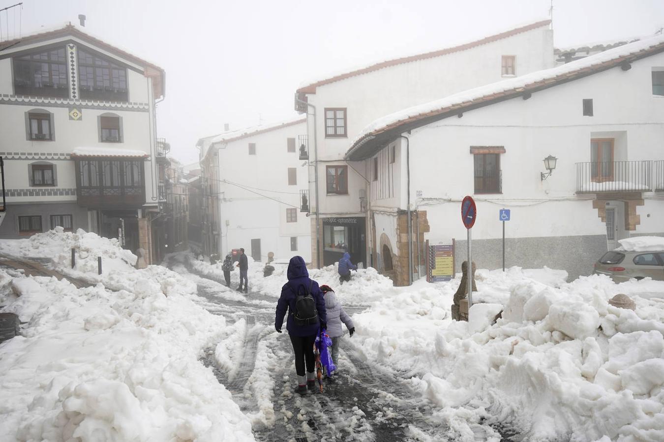 Nevadas en Morella.