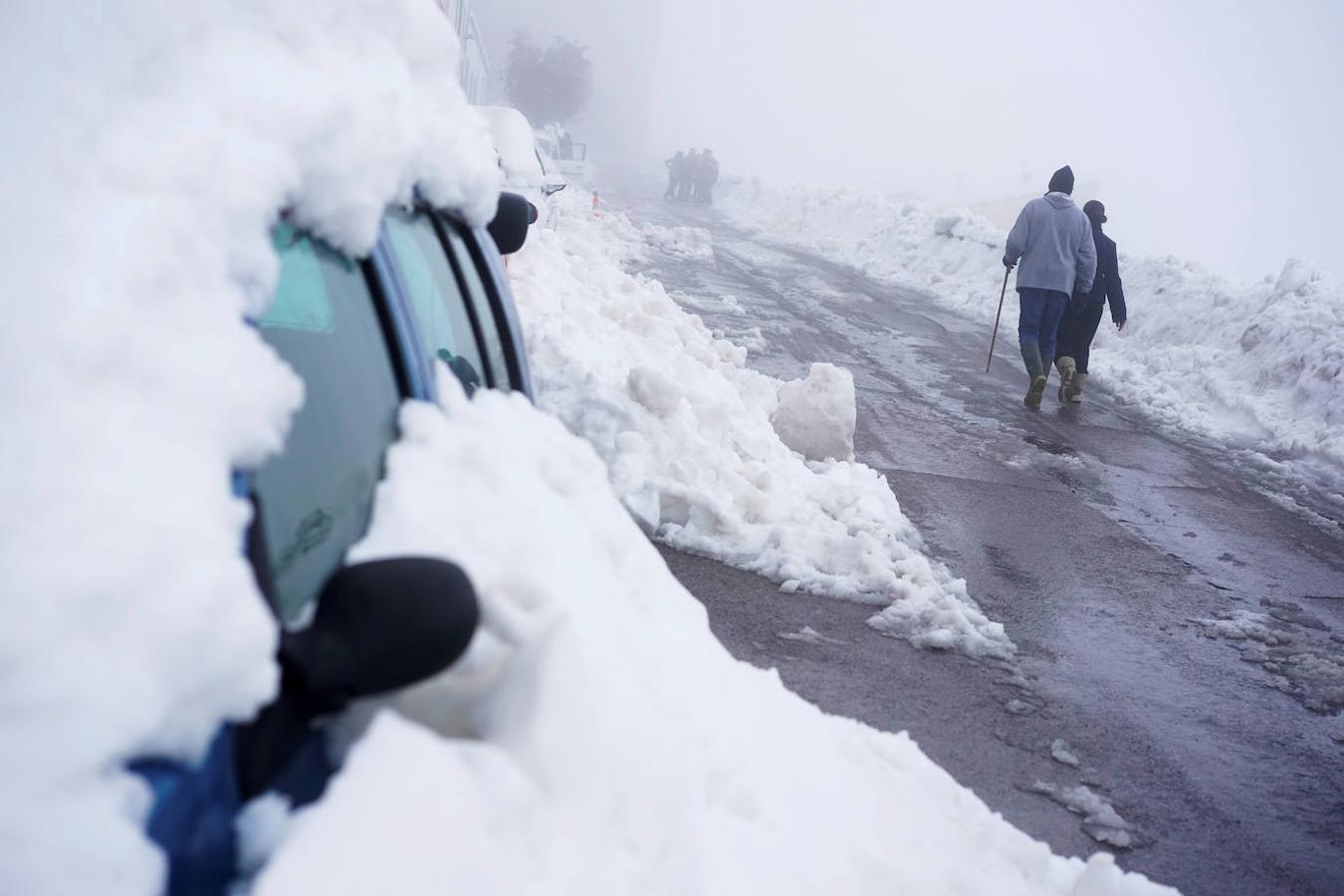 Nevadas en Morella.