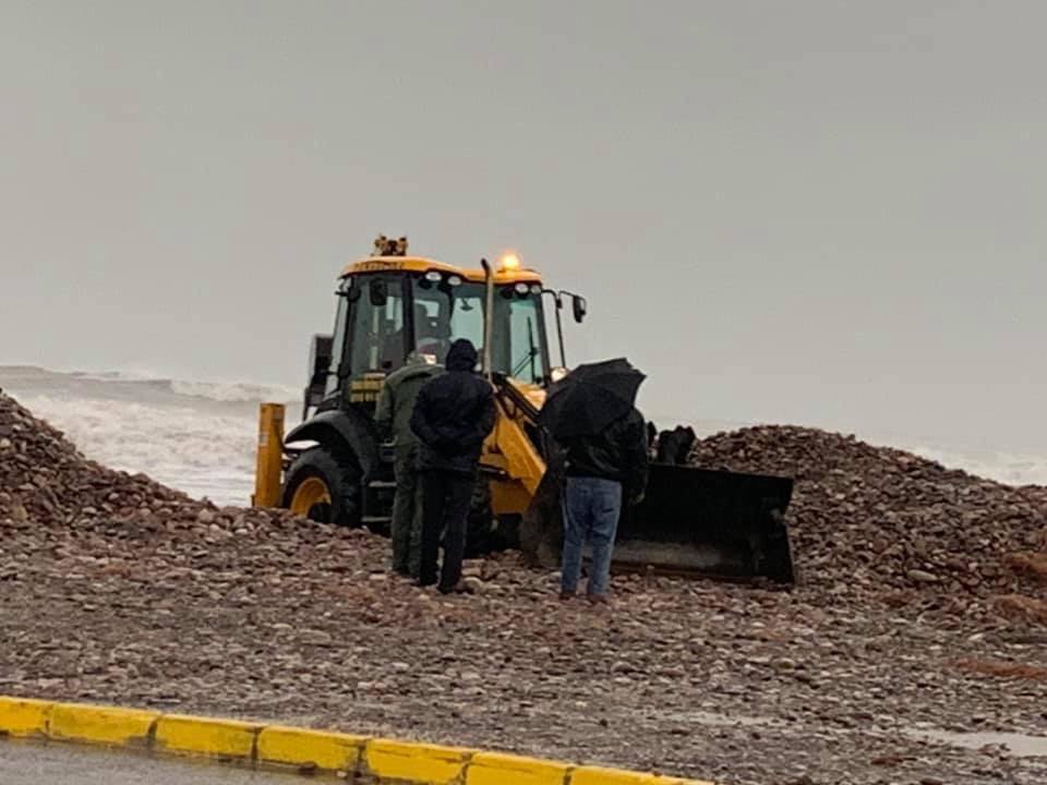 Daños del temporal en Puçol