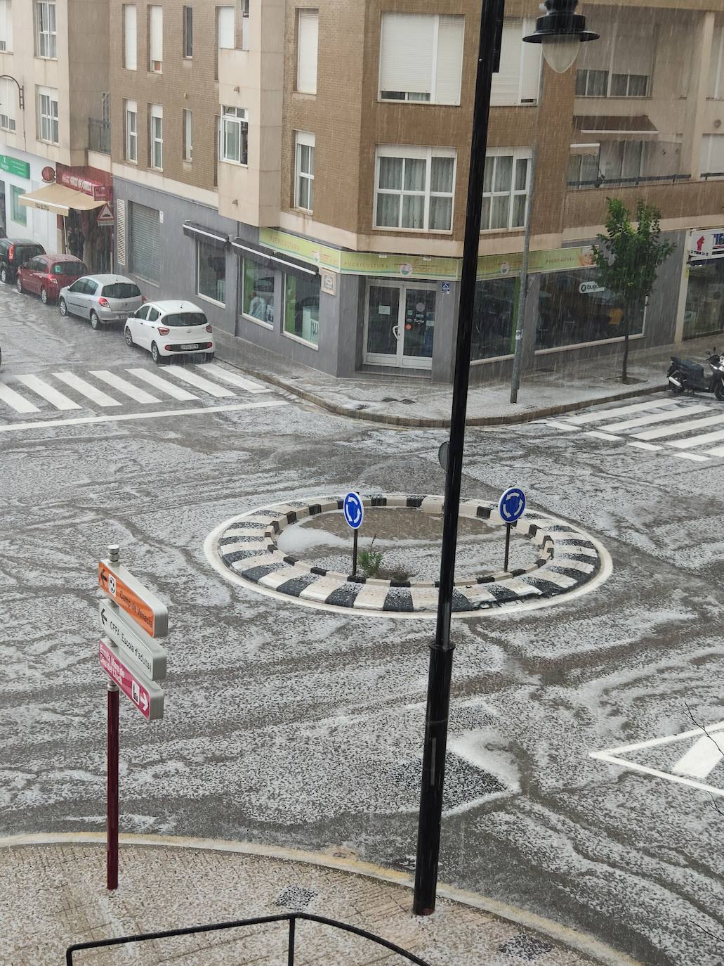 Granizo en Alzira