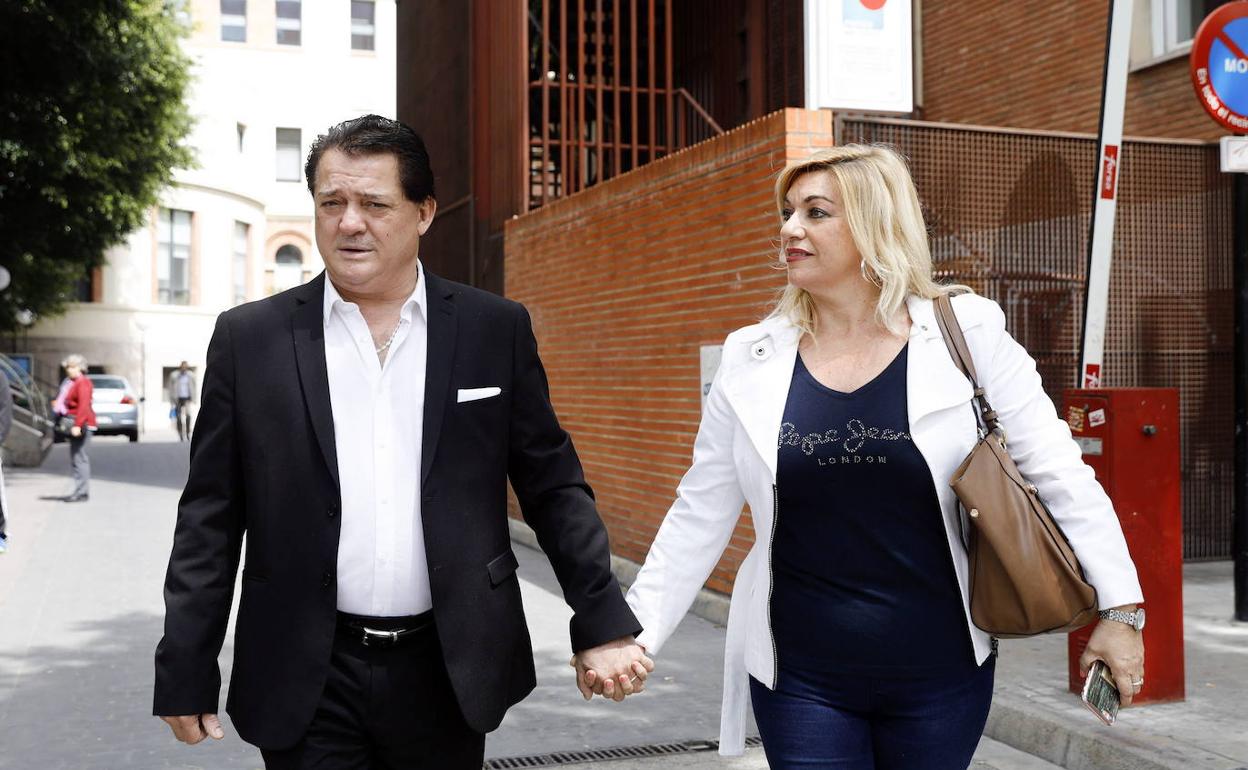 El Soro y Eva Rogel, que desde hoy son marido y mujer. 