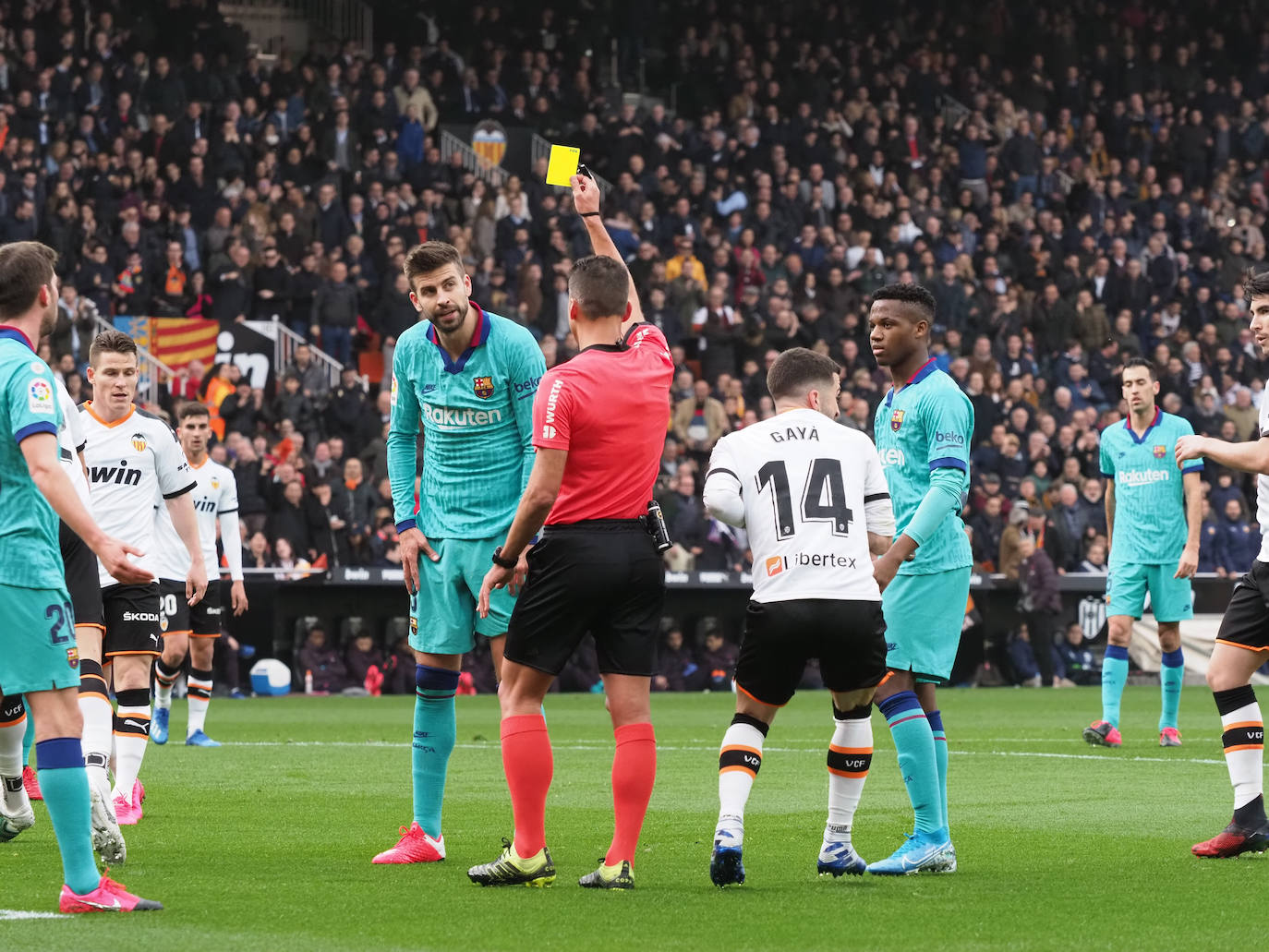 Las mejores imágenes del Valencia -Barcelona. 