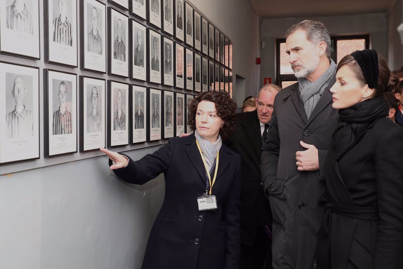 Felipe VI y doña Letizia representan a España en el acto que se celebra en este lugar con motivo del 75 aniversario de su liberación