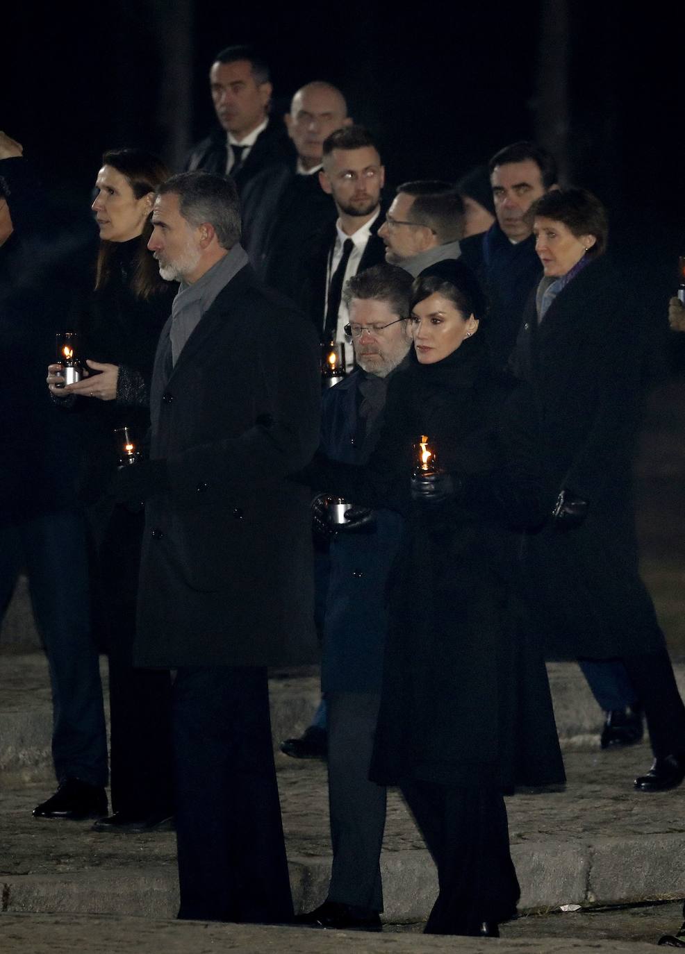 Felipe VI y doña Letizia representan a España en el acto que se celebra en este lugar con motivo del 75 aniversario de su liberación