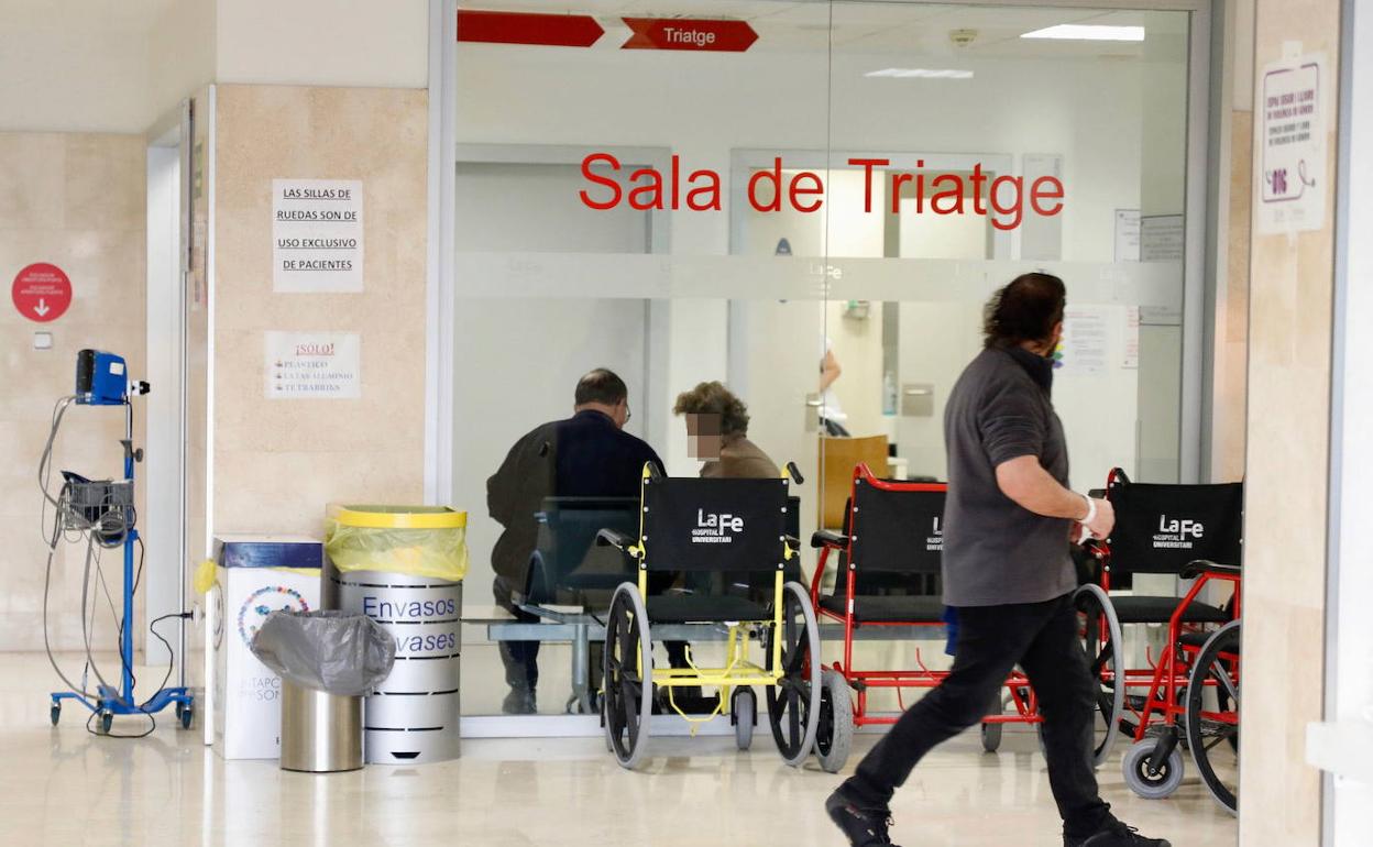 Pacientes en un hospital de la Comunitat.