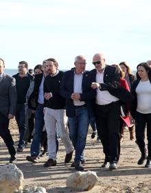 Imagen secundaria 2 - Iglesias durante su visita a Dénia.