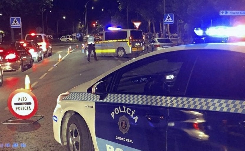 Un coche de Policía de Ciudad Real. 