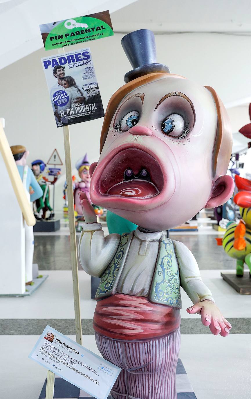 Exposición del ninot de las Fallas 2020.