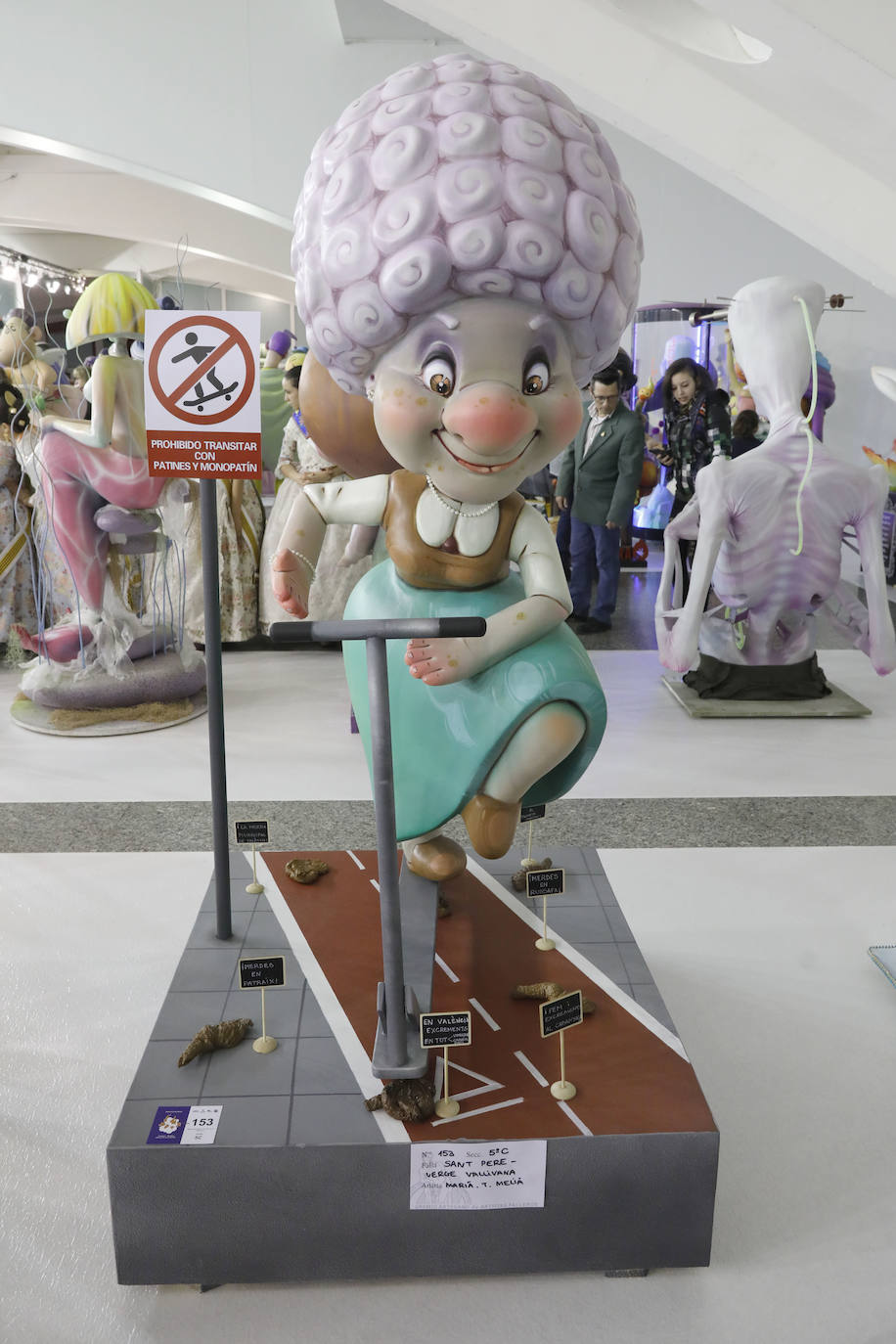 Exposición del ninot de las Fallas 2020.