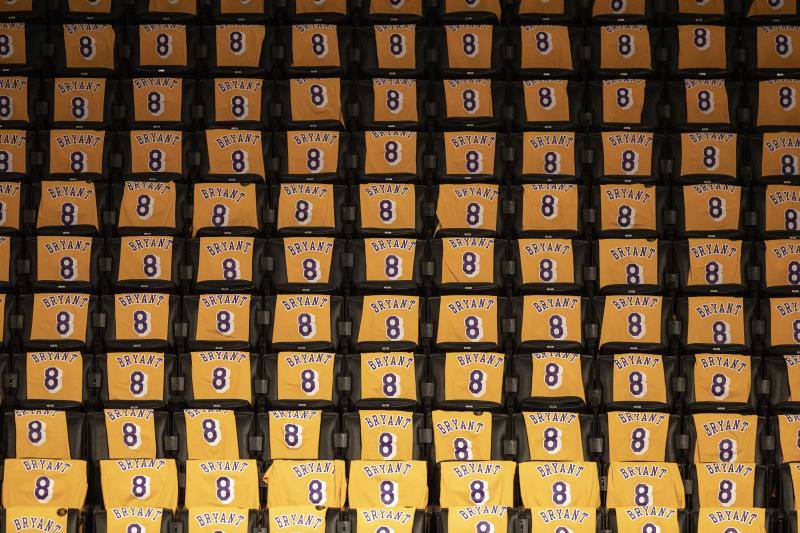 Fotos: El homenaje de los Lakers a Kobe Bryant: nunca se había visto nada igual