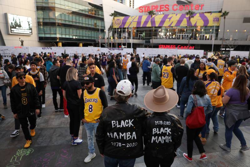 Fotos: El homenaje de los Lakers a Kobe Bryant: nunca se había visto nada igual