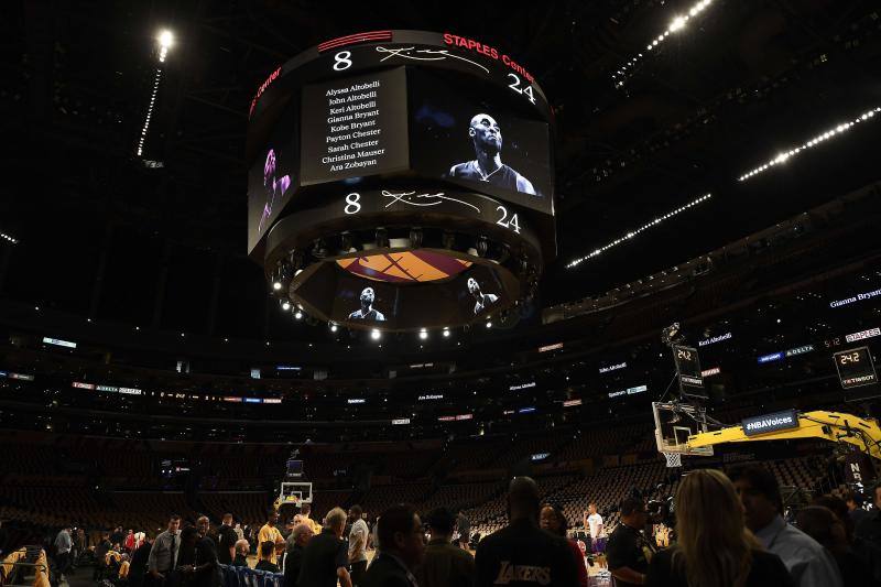 Fotos: El homenaje de los Lakers a Kobe Bryant: nunca se había visto nada igual