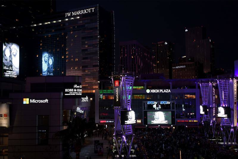 Fotos: El homenaje de los Lakers a Kobe Bryant: nunca se había visto nada igual