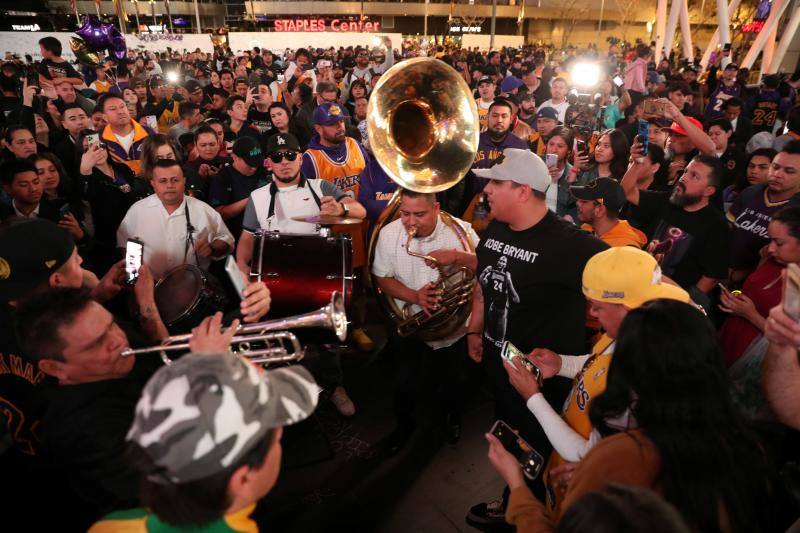 Fotos: El homenaje de los Lakers a Kobe Bryant: nunca se había visto nada igual