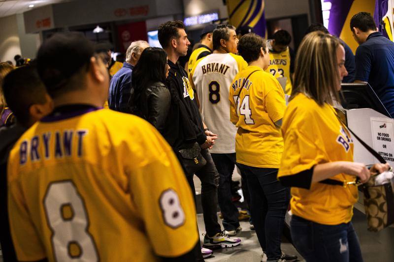 Fotos: El homenaje de los Lakers a Kobe Bryant: nunca se había visto nada igual