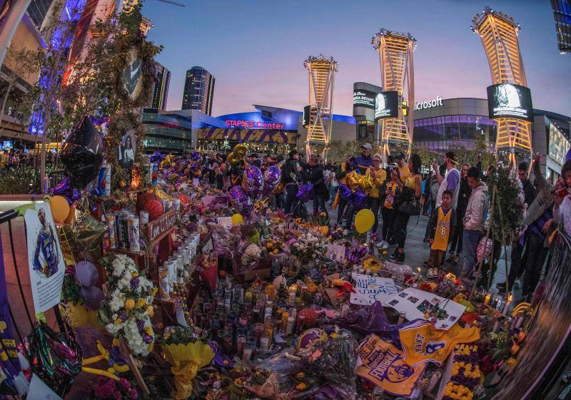 Fotos: El homenaje de los Lakers a Kobe Bryant: nunca se había visto nada igual