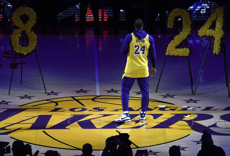 Fotos: El homenaje de los Lakers a Kobe Bryant: nunca se había visto nada igual