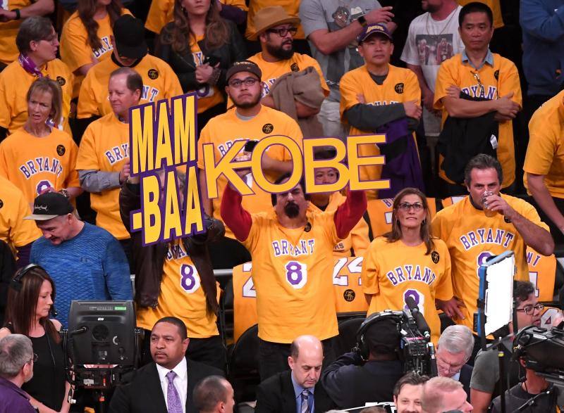 Fotos: El homenaje de los Lakers a Kobe Bryant: nunca se había visto nada igual