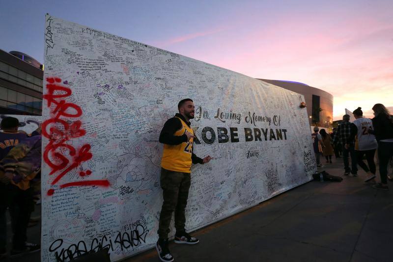 Fotos: El homenaje de los Lakers a Kobe Bryant: nunca se había visto nada igual