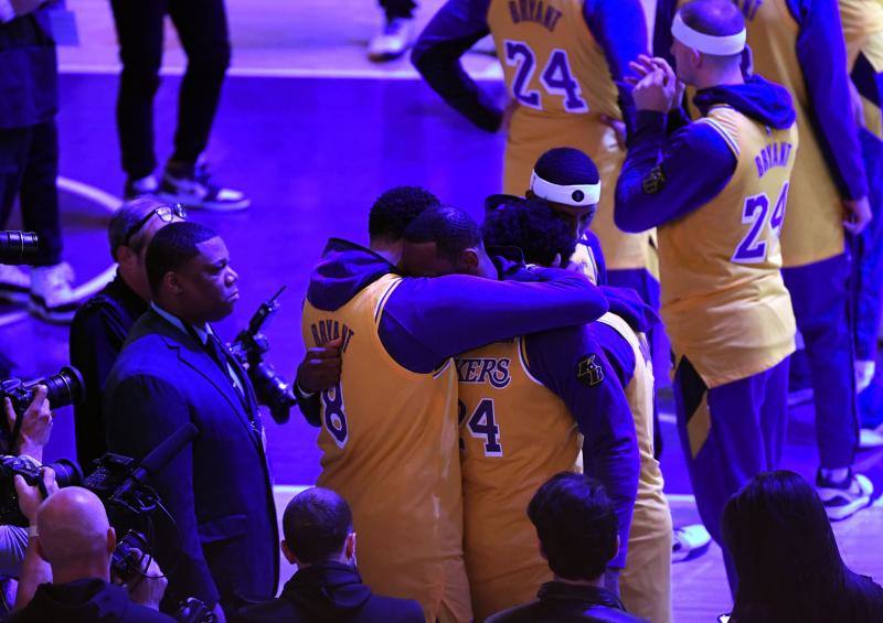 Fotos: El homenaje de los Lakers a Kobe Bryant: nunca se había visto nada igual