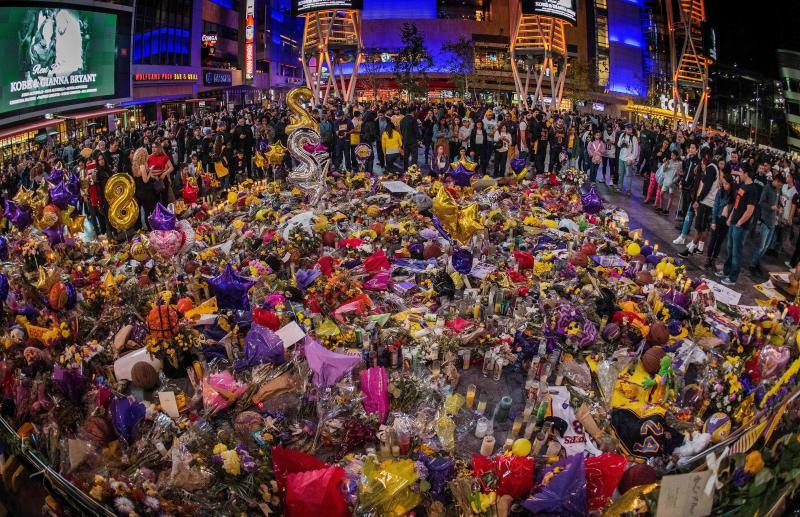 Fotos: El homenaje de los Lakers a Kobe Bryant: nunca se había visto nada igual