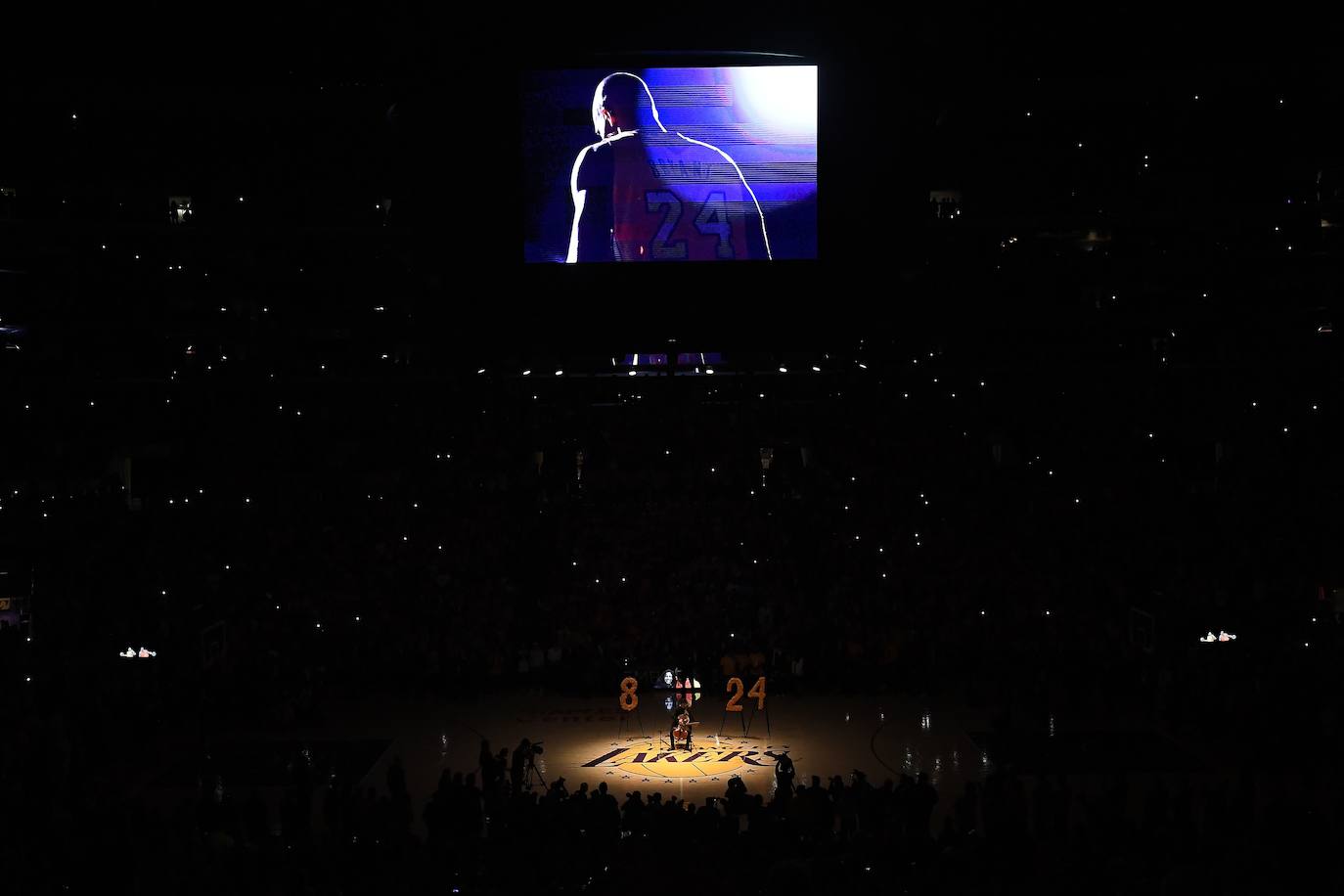 Fotos: El homenaje de los Lakers a Kobe Bryant: nunca se había visto nada igual