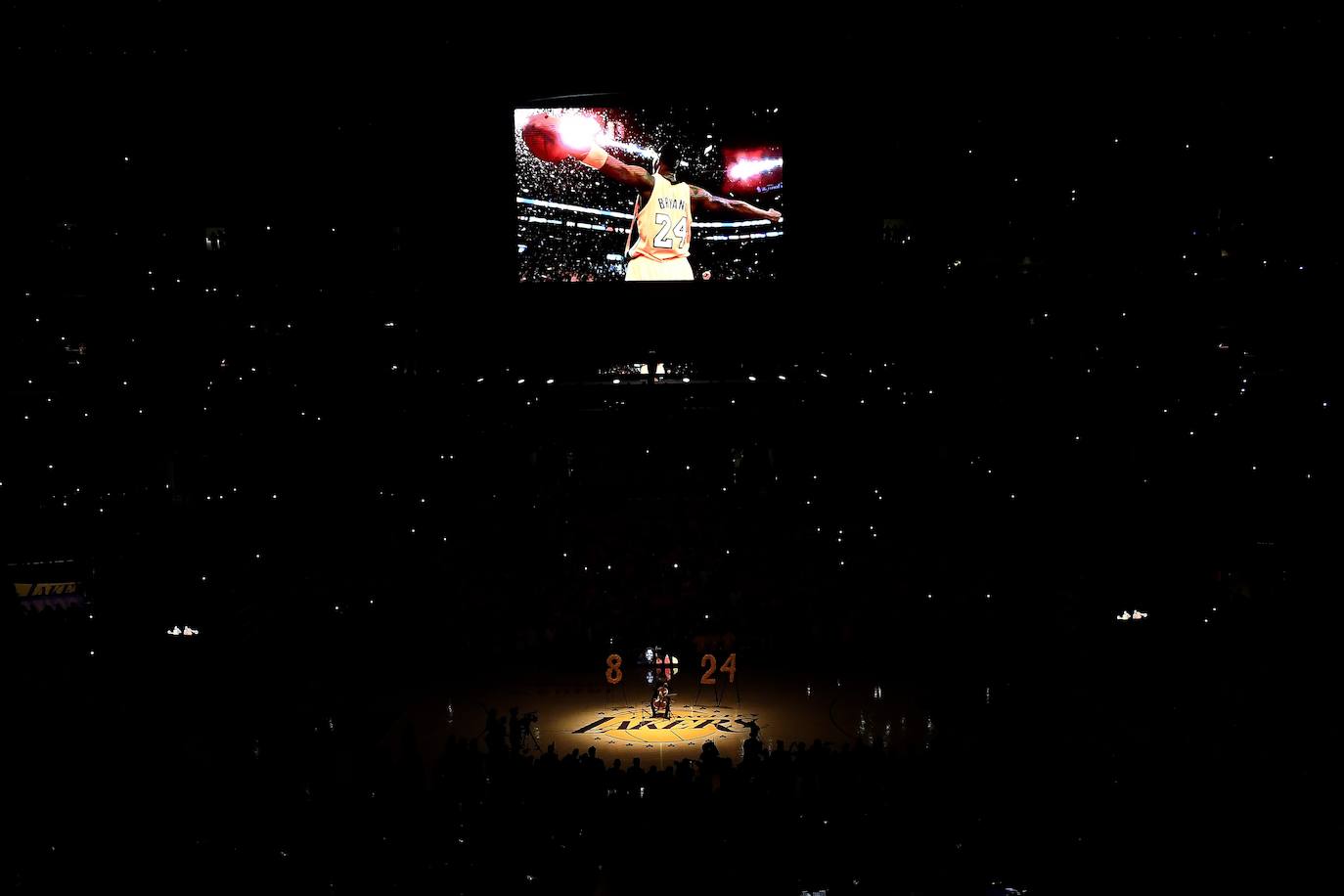 Fotos: El homenaje de los Lakers a Kobe Bryant: nunca se había visto nada igual