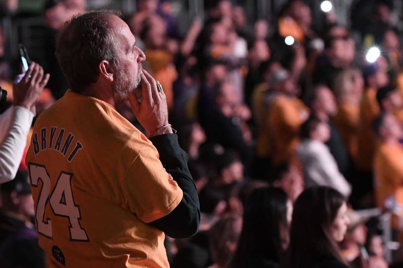 Fotos: El homenaje de los Lakers a Kobe Bryant: nunca se había visto nada igual